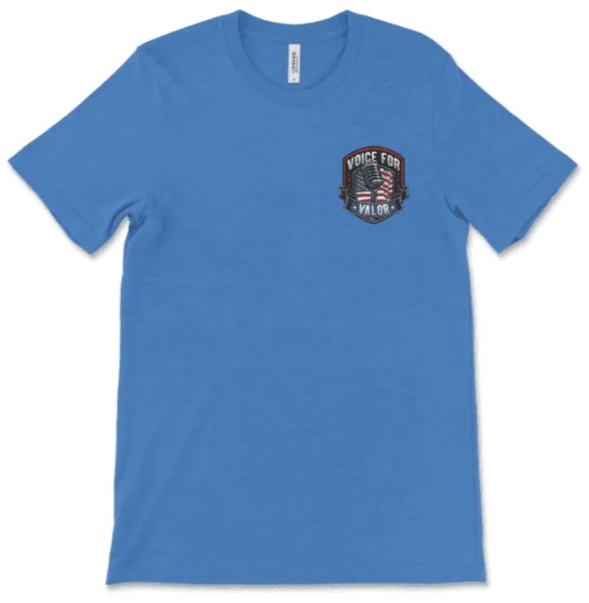 Heroes T-Shirt — Columbia Blue