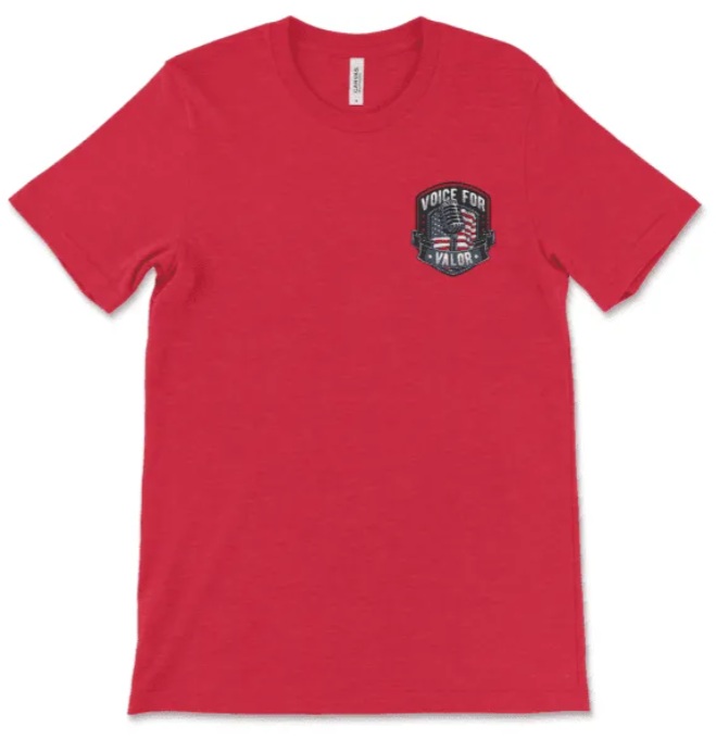 Heroes T-Shirt — Heather Red